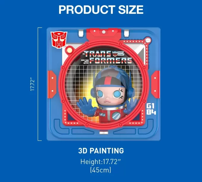 MEGA SPACE MOLLY Optimus Prime “EN EL ESPACIO” Pintura 3D