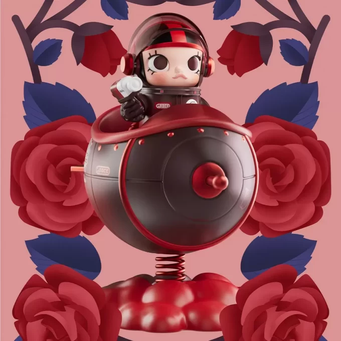 MEGA SPACE MOLLY Serie 100% Floreciente-Rosa