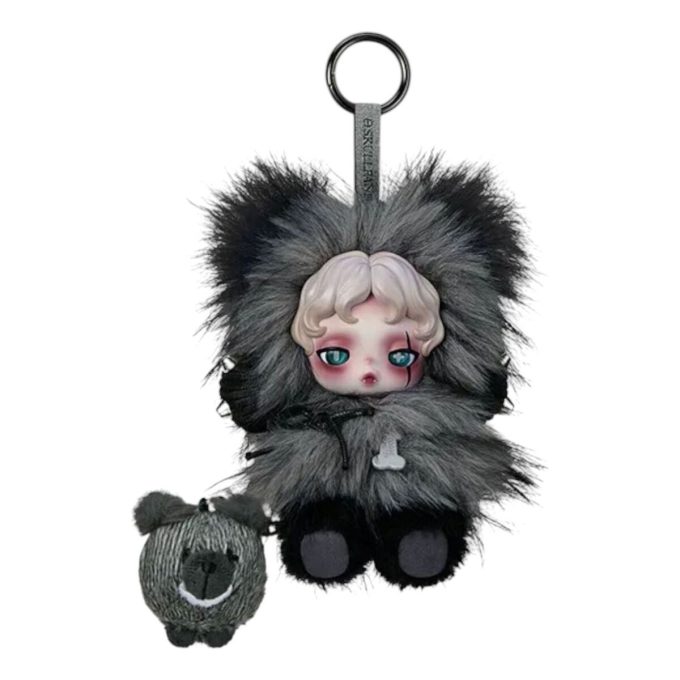 Muñeco de peluche Skullpanda You Found Me, colgante “Buddy Doggie”, edición secreta