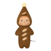 Muñeco de peluche Twinkle Twinkle Stars Delicious Moments Baguette