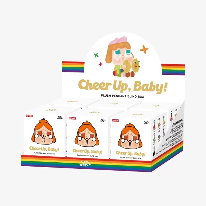 ¡Ánimo, bebé llorón! Serie: Caja sorpresa con colgante de peluche