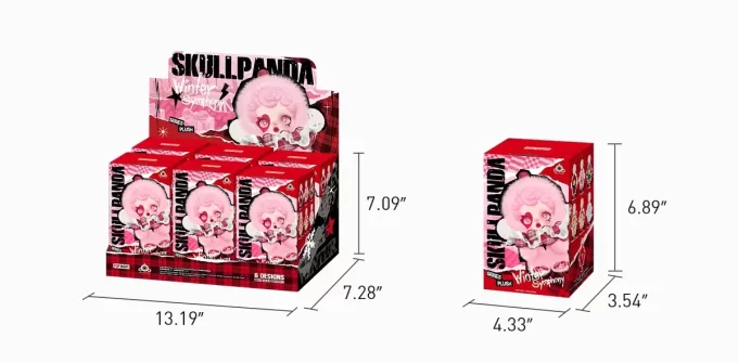 Peluche de la serie Sinfonía invernal SKULLPANDA