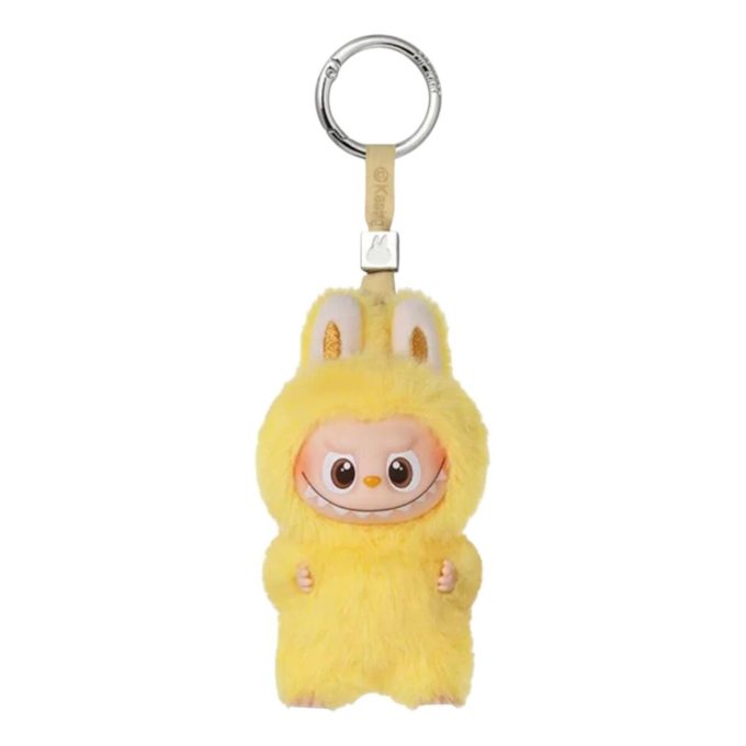 Pin de Labubu para el amor, colgante de peluche “P”