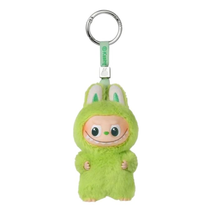 Pin de Labubu para el amor, colgante de peluche “V”