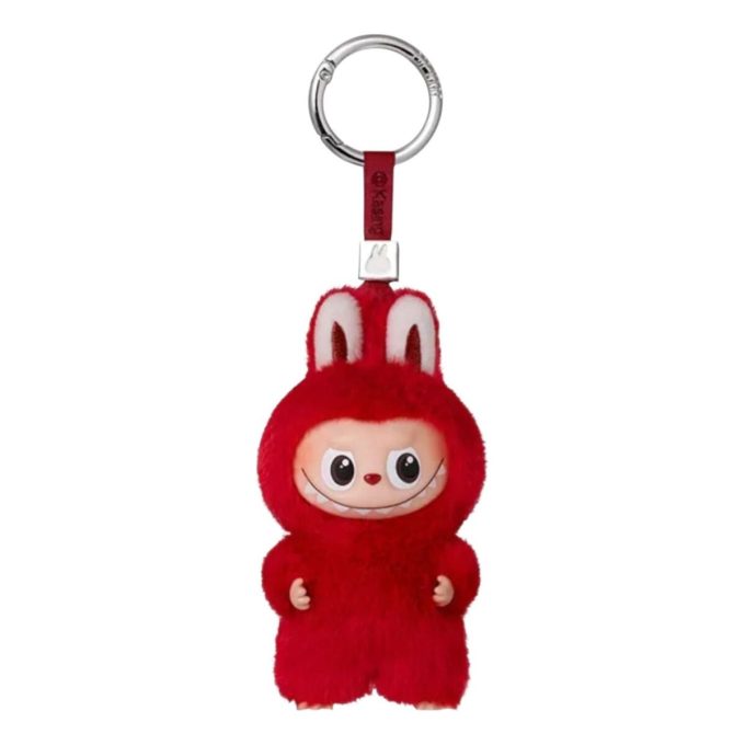 Pin de Labubu para el amor, colgante de peluche “X”