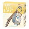 Pin Labubu para colgante con carta de amor, estuche sellado (A-M) (1 caja sorpresa)