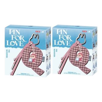 Pin Labubu para colgante con carta de amor, estuche sellado (N-Z) (2 cajas sorpresa)