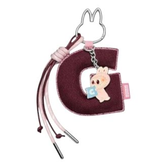 Pin Labubu para colgante con letra de amor “G”