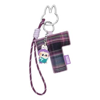 Pin Labubu para colgante con letra de amor “T”