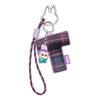 Pin Labubu para colgante con letra de amor “T”