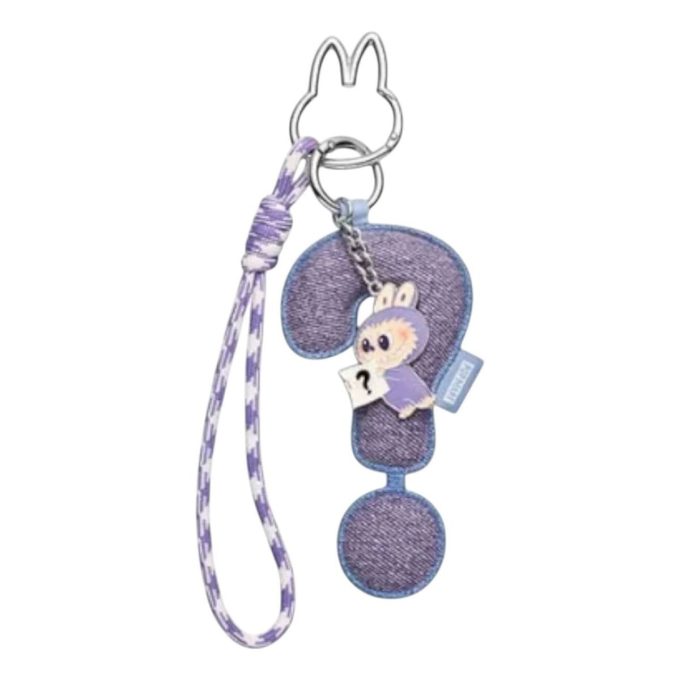 Pin Labubu para colgante de carta de amor “?”