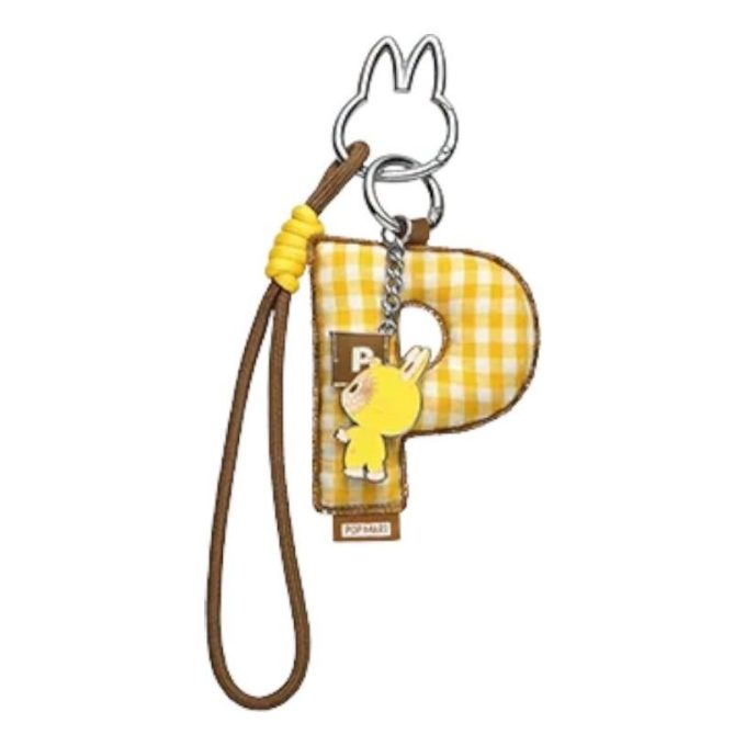Pin Labubu para colgante de letra de amor “P”