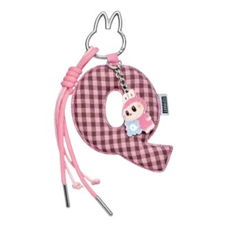 Pin Labubu para colgante de letra de amor “Q”