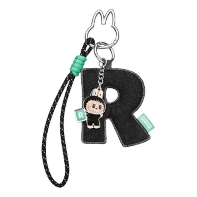 Pin Labubu para colgante de letra de amor “R”