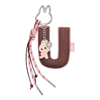 Pin Labubu para colgante de letra de amor “U”