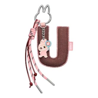 Pin Labubu para colgante de letra de amor “U”