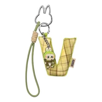 Pin Labubu para colgante de letra de amor “V”