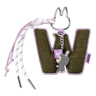 Pin Labubu para colgante de letra de amor “W”