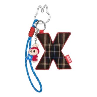 Pin Labubu para colgante de letra de amor “X”