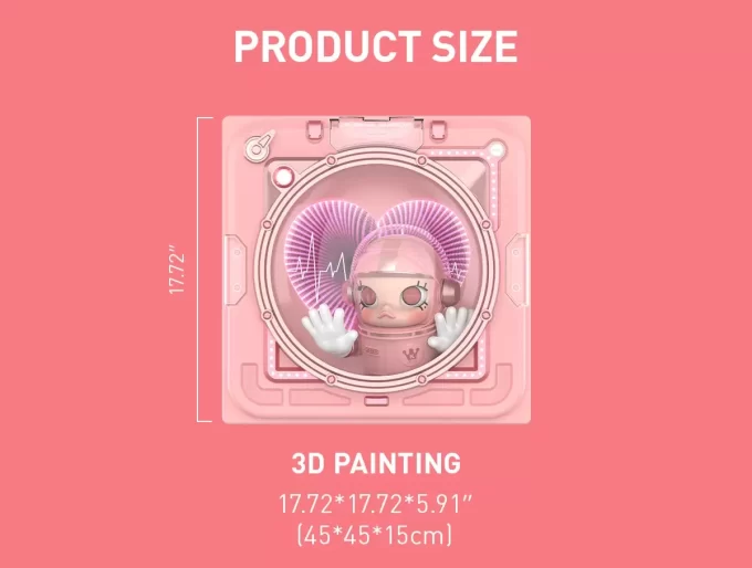 Pintura 3D de MEGA SPACE MOLLY SMITTEN LOVE “EN EL ESPACIO” Pintura 3D de MEGA SPACE MOLLY SMITTEN LOVE “EN EL ESPACIO”