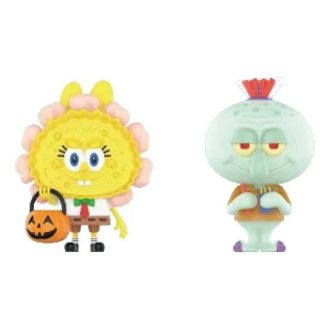 Pop Mart x Bob Esponja Los Monstruos Labubu “Jack O Lantern y Calamardo x Spookys”