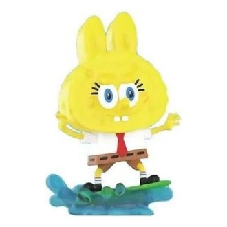 Pop Mart x Bob Esponja Los Monstruos Labubu “Surfeando”