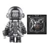 Pop Mart x CLOT Mega Space Molly Black Alienegra Set 400% + Set de pintura estereoscópica 3D