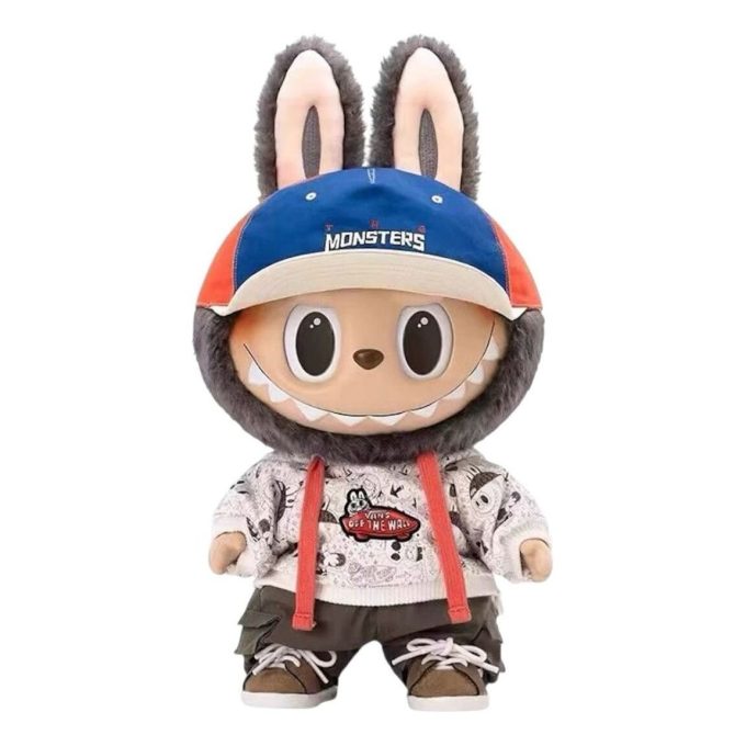 Pop Mart x Vans Oldskool The Monsters Labubu 4.0 Monsters Forever Muñeco de peluche de vinilo