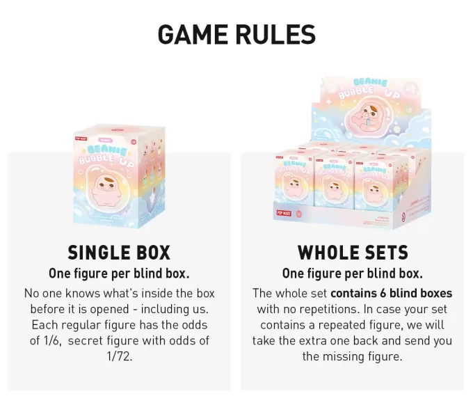 PUCKY BEANIE BUBBLE UP SERIES – Caja sorpresa con colgante de peluche