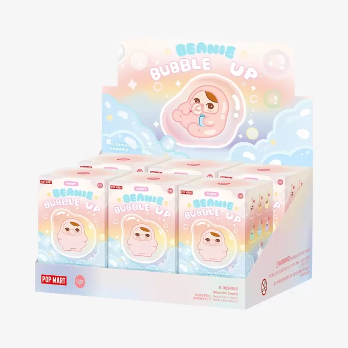 PUCKY BEANIE BUBBLE UP SERIES – Caja sorpresa con colgante de peluche