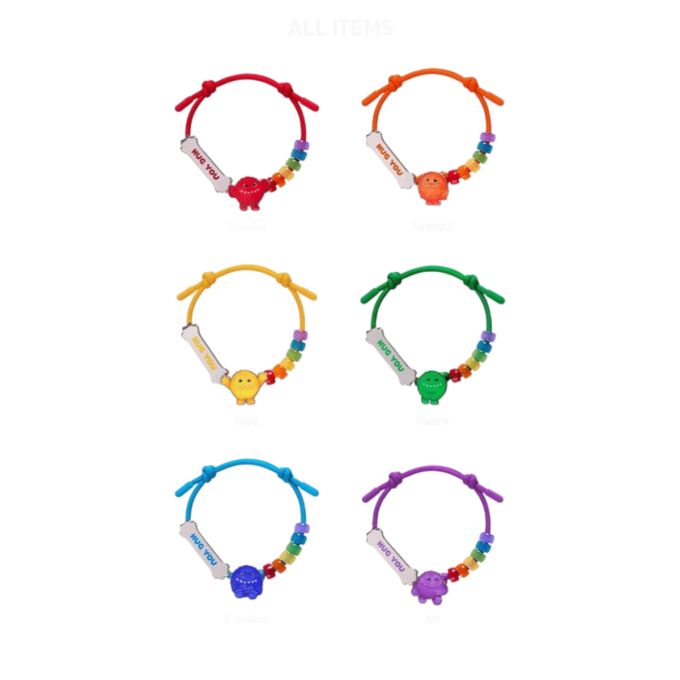 Pulsera Pop Mart Instinctoy “Hugging You” (caja sellada, 6 cajas sorpresa)