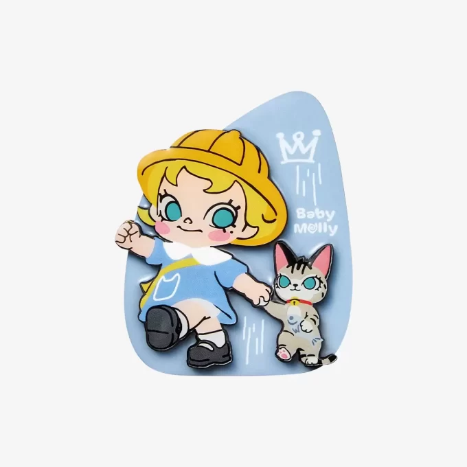 Serie Baby Molly y Baby Tabby – Caja sorpresa con imán para refrigerador Serie Baby Molly y Baby Tabby – Caja sorpresa con imán para refrigerador