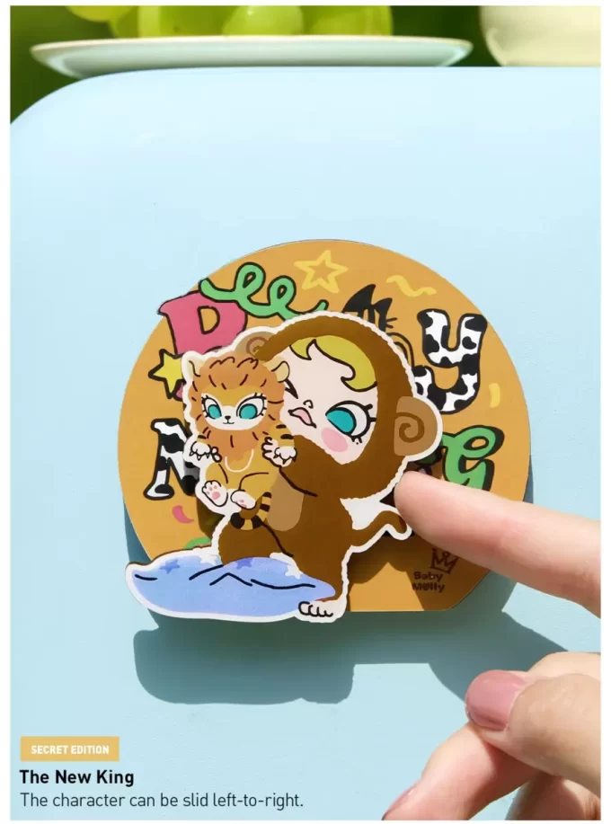 Serie Baby Molly y Baby Tabby – Caja sorpresa con imán para refrigerador Serie Baby Molly y Baby Tabby – Caja sorpresa con imán para refrigerador