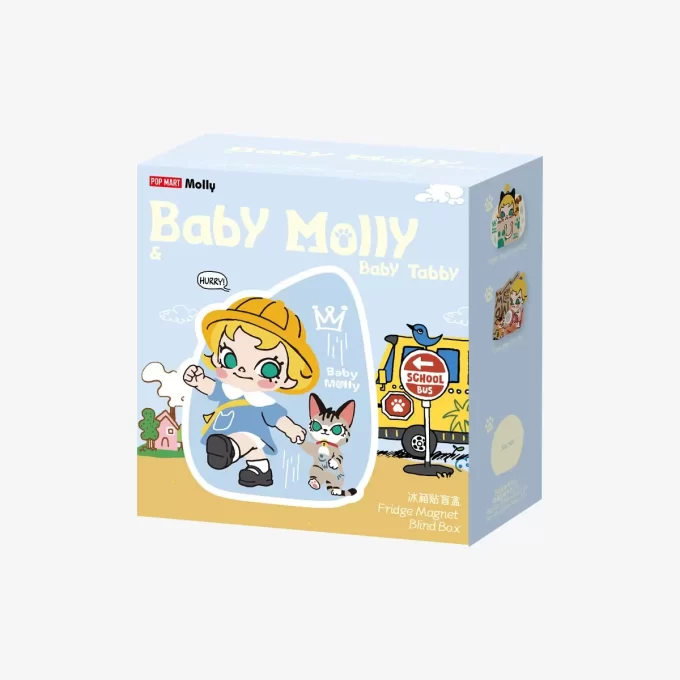 Serie Baby Molly y Baby Tabby – Caja sorpresa con imán para refrigerador Serie Baby Molly y Baby Tabby – Caja sorpresa con imán para refrigerador
