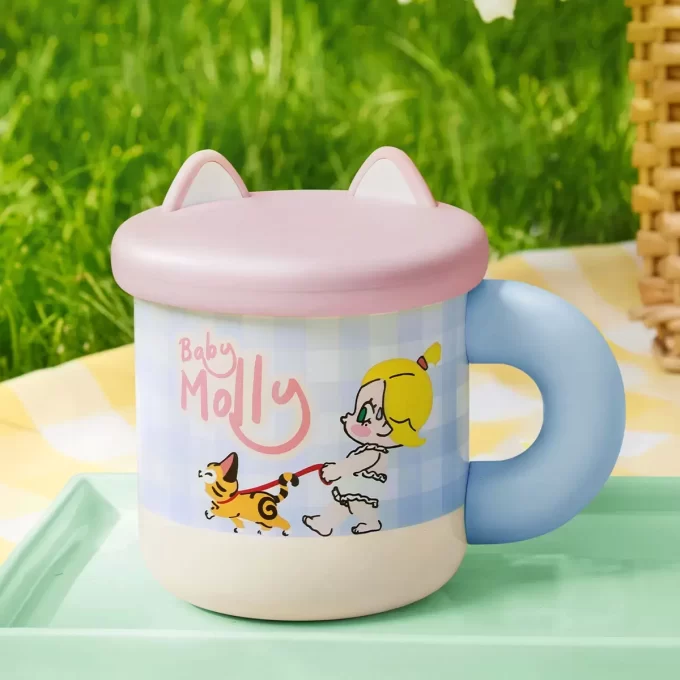 Serie Baby Molly y Baby Tabby – Taza con orejas de gato Serie Baby Molly y Baby Tabby – Taza con orejas de gato