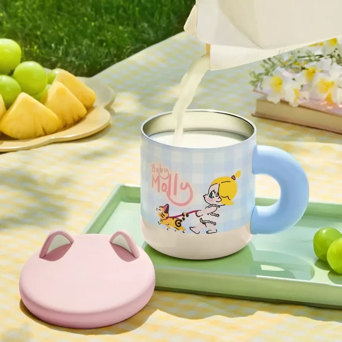 Serie Baby Molly y Baby Tabby – Taza con orejas de gato Serie Baby Molly y Baby Tabby – Taza con orejas de gato
