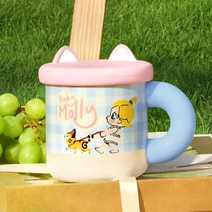Serie Baby Molly y Baby Tabby – Taza con orejas de gato Serie Baby Molly y Baby Tabby – Taza con orejas de gato
