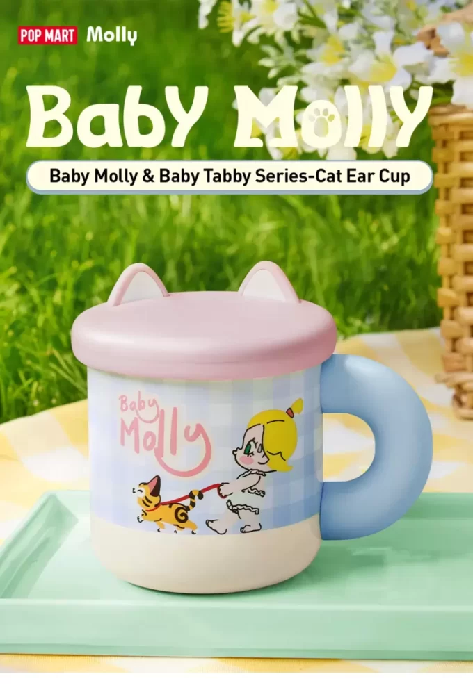 Serie Baby Molly y Baby Tabby – Taza con orejas de gato Serie Baby Molly y Baby Tabby – Taza con orejas de gato