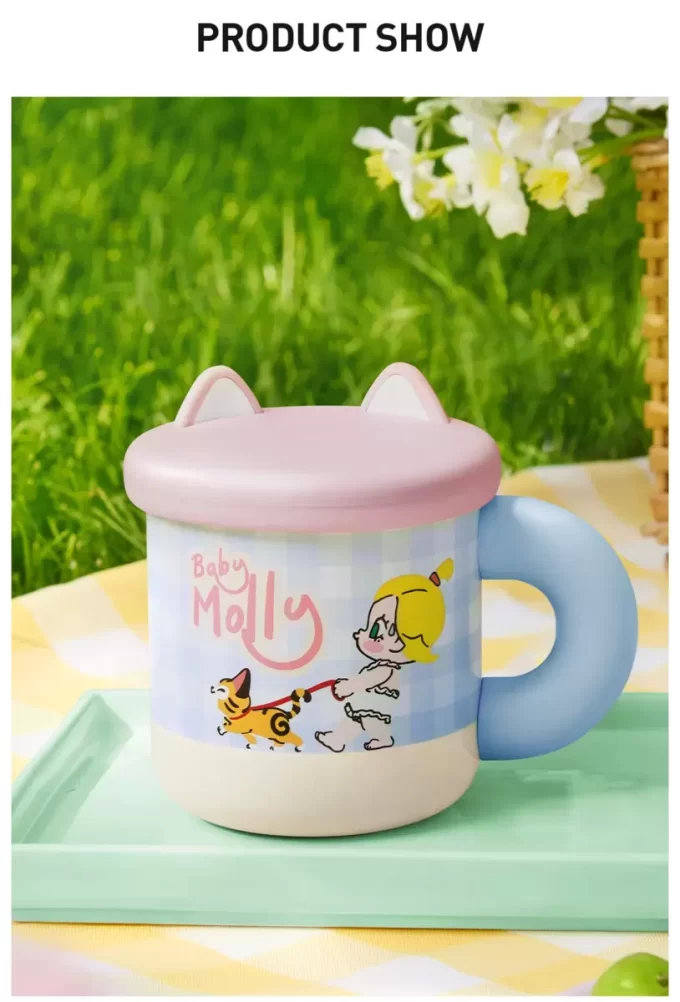 Serie Baby Molly y Baby Tabby – Taza con orejas de gato Serie Baby Molly y Baby Tabby – Taza con orejas de gato