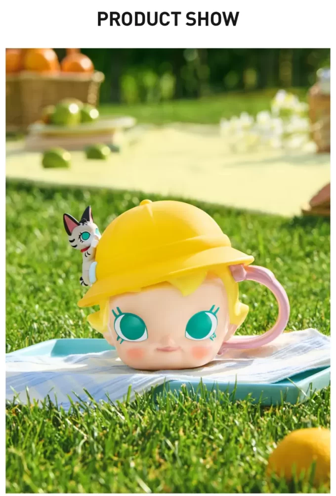 Serie Baby Molly y Baby Tabby – Taza de cerámica con cabeza grande