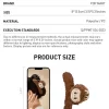 Serie Clásica LOS MONSTRUOS – Pinza para el pelo de peluche LABUBU