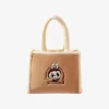 Serie de bolsos clásicos: bolso tote de peluche LABUBU (marrón)