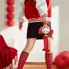 Serie de celebración de Año Nuevo de la Serpiente Adinerada – Decoración de puerta de peluche LABUBU