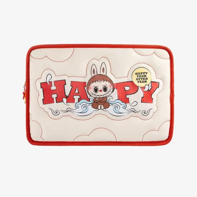 Serie de celebración de Año Nuevo de Wealthy Snake: Bolso para portátil LABUBU