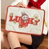 Serie de celebración de Año Nuevo de Wealthy Snake: Bolso para portátil LABUBU