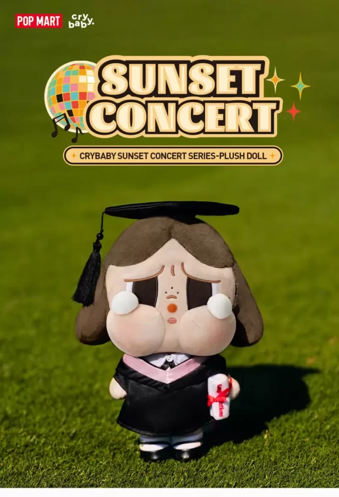 Serie de conciertos al atardecer CRYBABY – Muñeco de peluche Serie de conciertos al atardecer CRYBABY – Muñeco de peluche