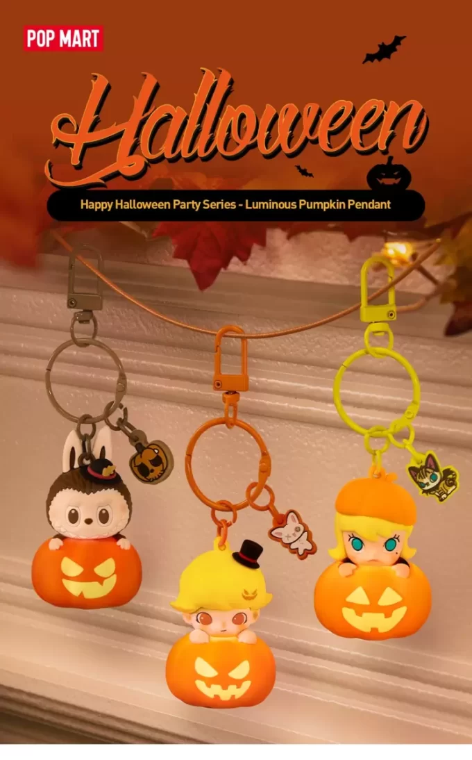 Serie Fiesta de Feliz Halloween – Colgante de Calabaza Luminoso