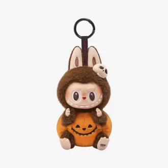 Serie Fiesta de Halloween – Colgante de peluche de vinilo de calabaza sentada