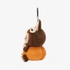 Serie Fiesta de Halloween – Colgante de peluche de vinilo de calabaza sentada