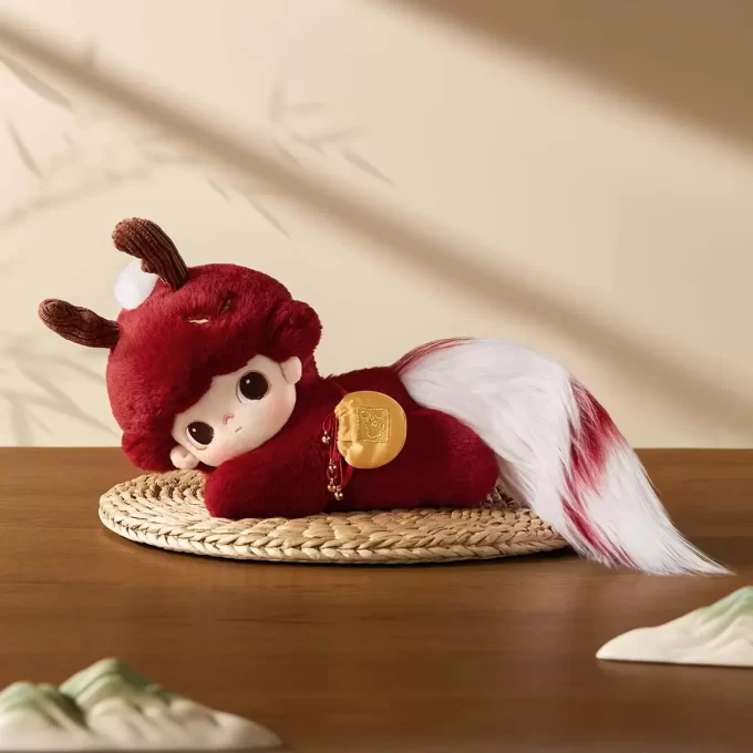 Serie Historias en la Taza de DIMOO: Muñeca de Algodón con Animales Auspiciosos